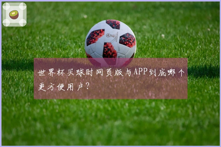 世界杯买球时网页版与APP到底哪个更方便用户？